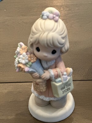 Precious Moments Porcelain Figurine (C0022-It's Time To Bless Your Own Day)