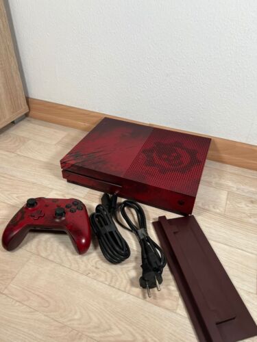 Microsoft Xbox One S Konsole 2TB Gears Of War 4 LIMITED EDITION Rot vom Händler - Bild 1 von 5