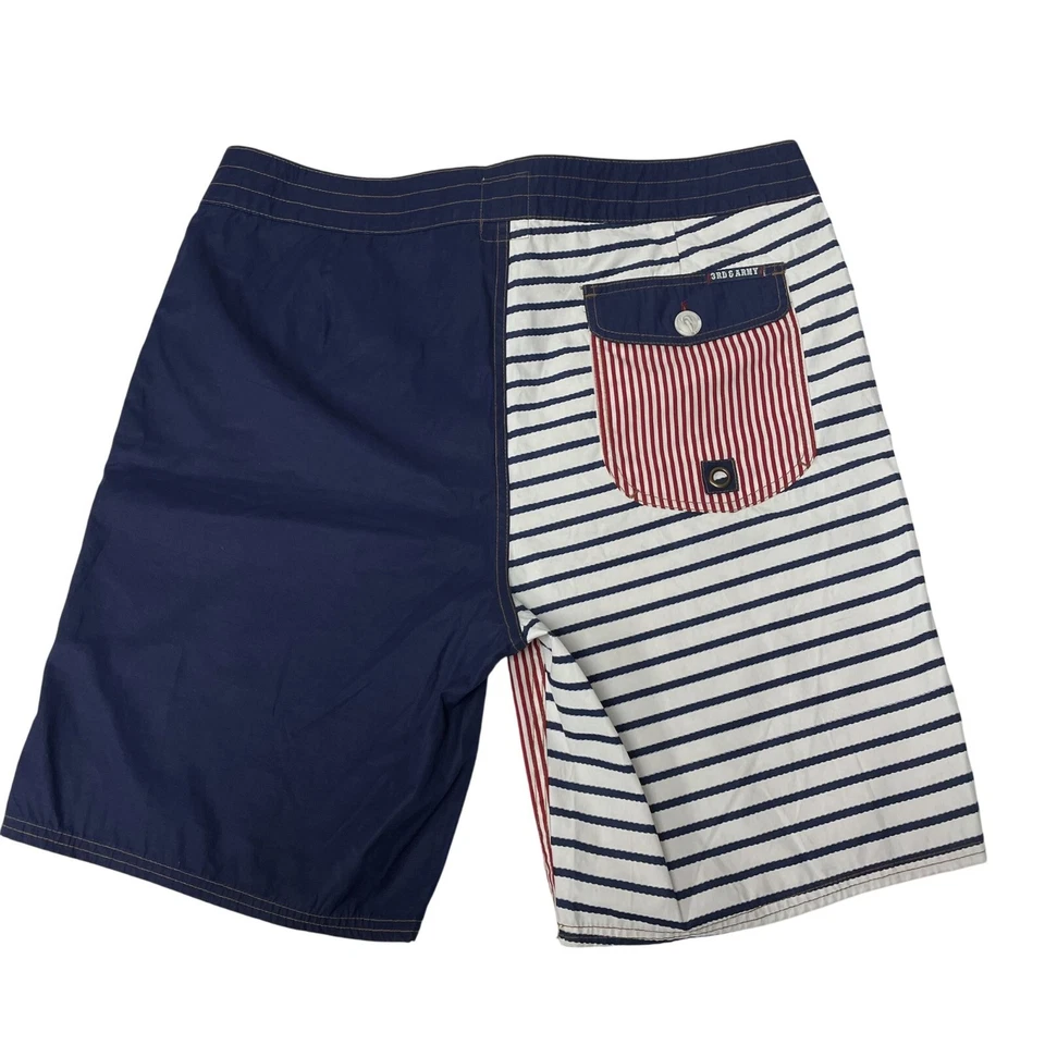 3rd & Army Rojo Blanco Azul EE. UU. BANDERA Bañador Náutico SURF Board Shorts 36 Foto 2 de 4