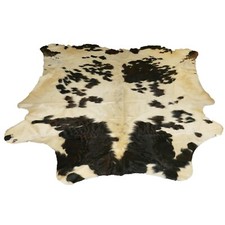 Glacier Wear Cow Hide Leather Hair-On Rug #449