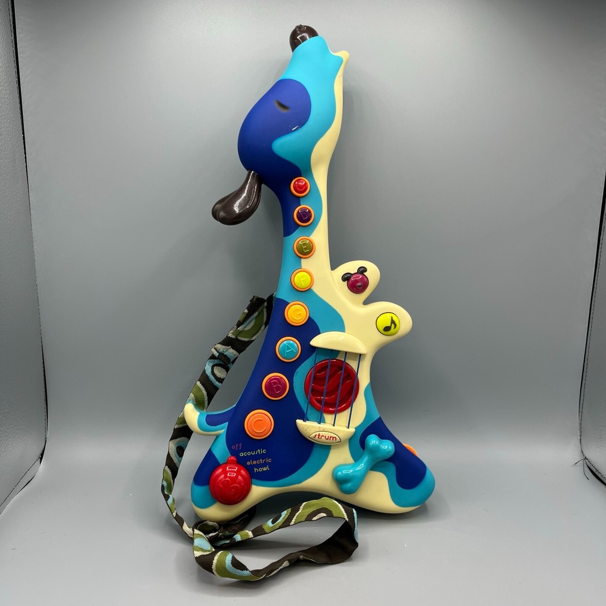 B Toys B Woofer Hound Dog Guitar Musical Learning Toy Kids Instrument Strum  Toy
