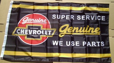 Chevrolet Service Parts Flag 3 X 5 Stars Stripes Banner