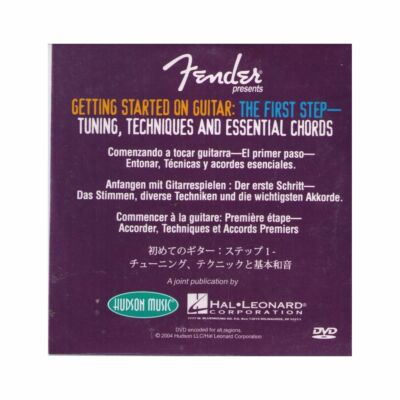 FENDER DVD Getting started on Guitar: Die ersten Schritte
