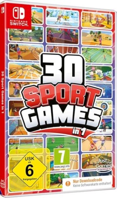 30 Sport Games in 1 - Sport Spiele fü Nintendo Switch - Code in a Box