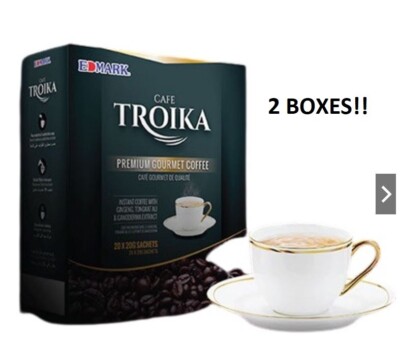 2BOX EDMARK CAFE TROIKA Coffee For Men Power Boost Stamina Strong Energy Premium