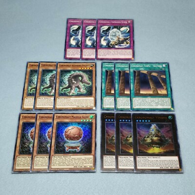 Yugioh Chronomaly 15 Card Deck Core Vimana Magella 1st Ed Dawn of Majesty  DAMA