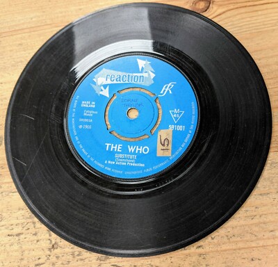591001 7'' 45RPM '66 THE WHO ''SUBSTITUTE'' A//4 B//2 EX/VG