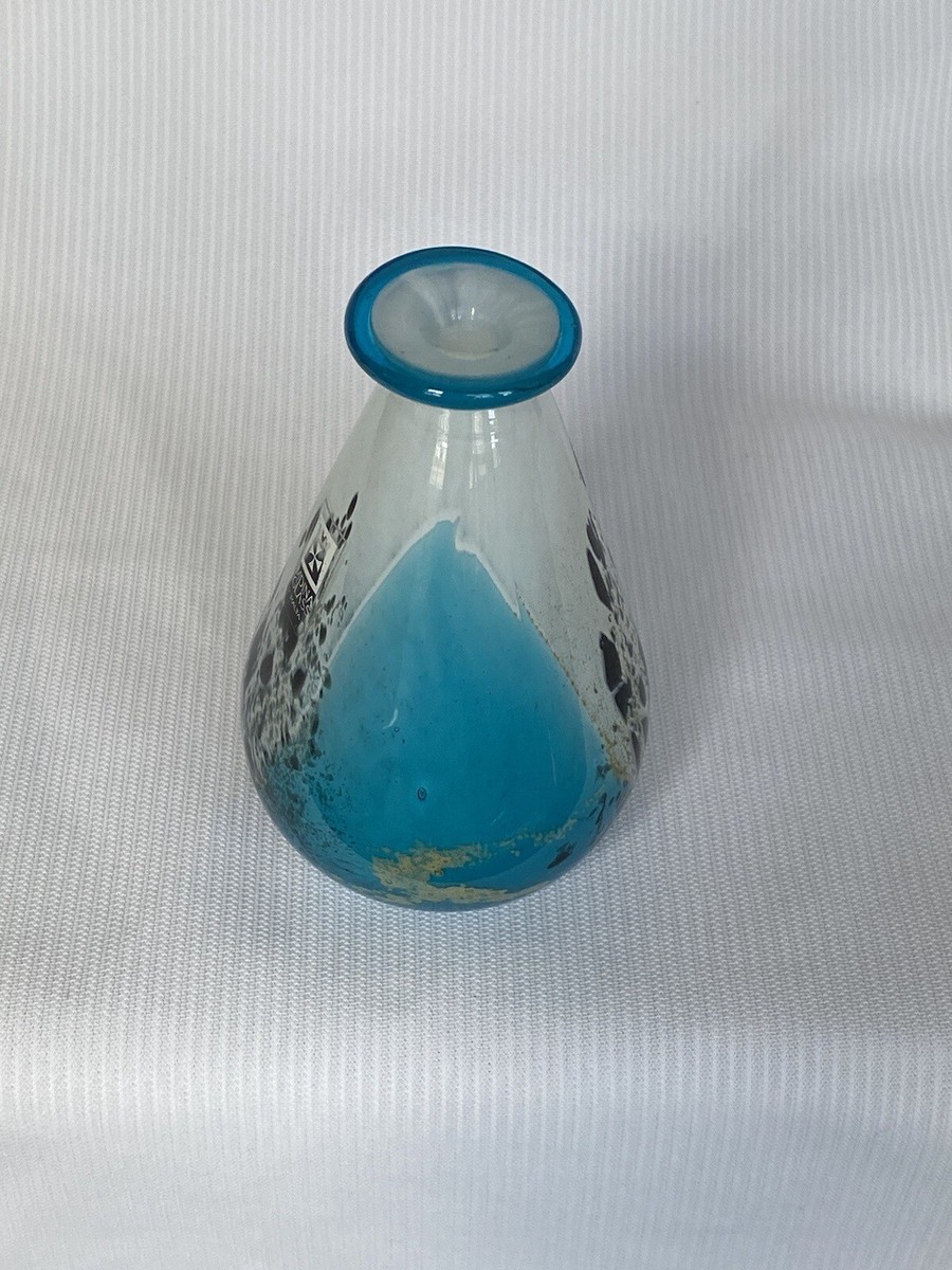 Vintage Mdina Glass Malta Vase, Signed Beautiful Multi Colors | eBay