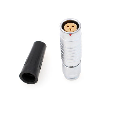 Fischer S104 - Connettore Circolare A 3 Pin Maschio A Saldare, In - Foto 3