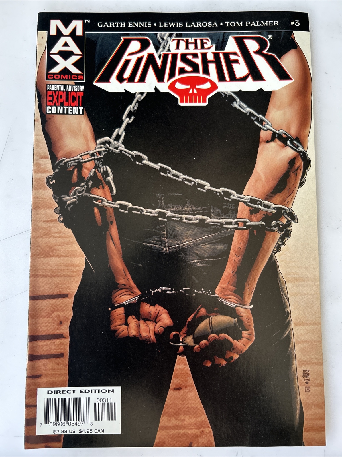 The Punisher #3 Marvel Comics 2004 Max Comics