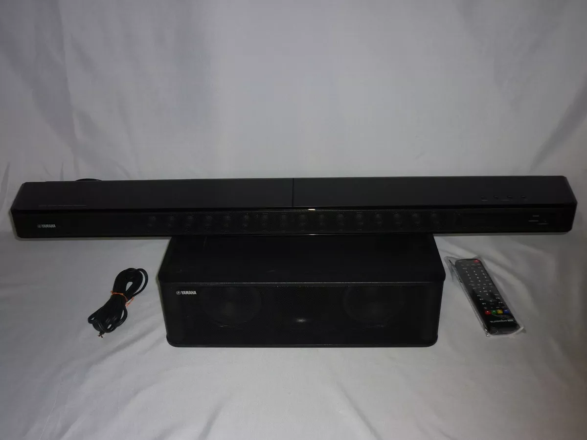 Yamaha YSP-2200 Sound Bar Digital Sound Projector & NS-SWP600 Subwoofer  Remote