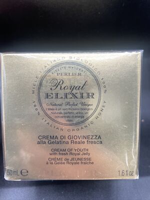 Perlier Royal Elixir Cream of Youth with Royal Jelly Face Cream 1.6 Oz Sealed