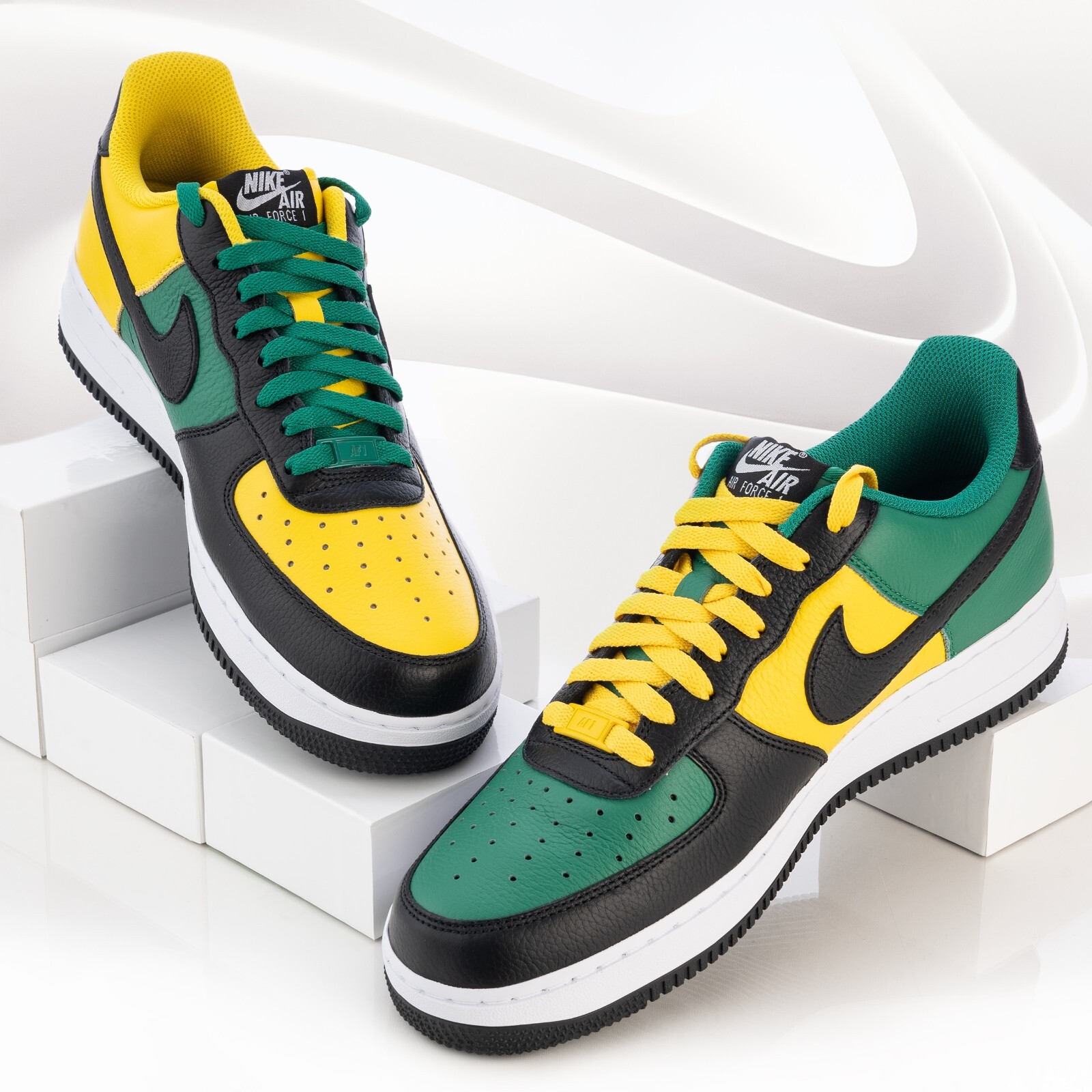 Custom Air Force Limited Edition, Multicolor, Green, Yellow