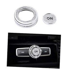 Bling Volume Knob Cover Fit for Mercedes Benz C-Class E-Class CLA CLS GLA GLE