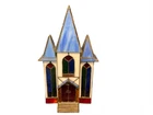 Vintage Tiffany Style Stained Glass Church LIGHTHOUSE  Holiday Decor