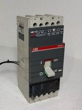 ABB S4H 250A SACE S4 Circuit Breaker w/ 120V Shunt & Aux 3 Pole 250 Amp PR211