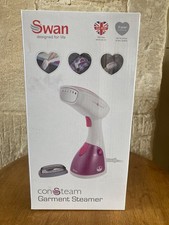 SWAN SI12020N 1100W HANDHELD GARMENT STEAMER, BOXED, NEW, UNUSED