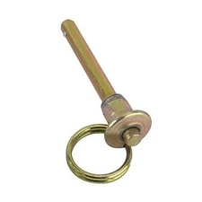 1/4 Inch Quick Release Ball Lock Dowel Pin, Steel Body, 1 Inch Grip