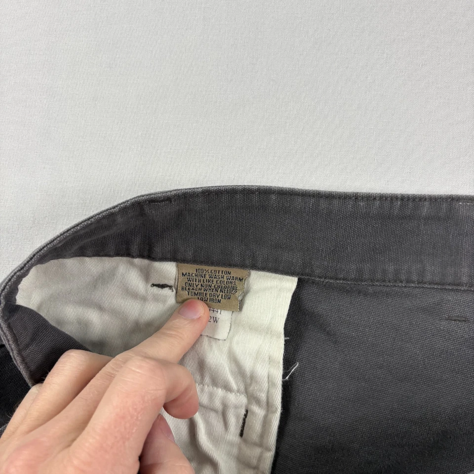 Bills Khakis Pants Mens 42x35 Gray Chino Straight Leg Casual Slacks - Image 4 of 4