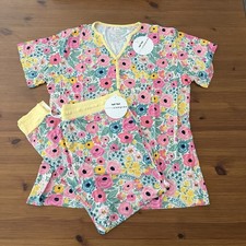 NWT Little Sleepies Secret Garden Print - Large Bottom / XL Top