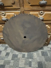 Antique Buzz Mill Saw Circular Saw Blade  23 1/2" dia 1 3/8“ Hole,  wall decor!!