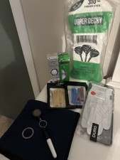 GOLF ACCESSORIES INCLUDES NEW GLOVE, BALLS AND TEES