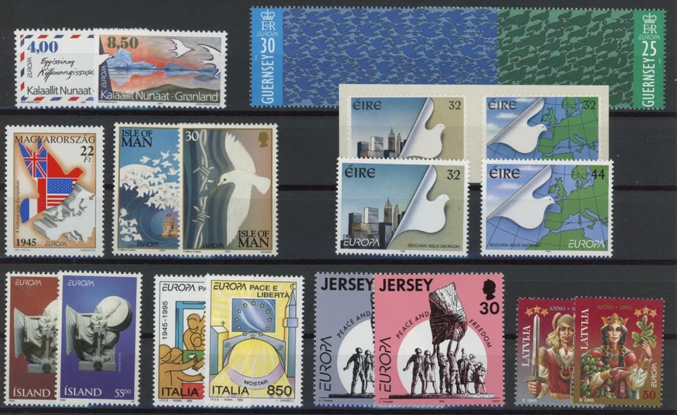 EUROPA CEPT 1995 : Good Lot Very Fine MNH Stamps & Sheet - See 6 Photos - Image 3 of 4