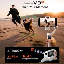 Hohem iSteady V3 Ultra Gimbal Stabilizer AI Tracker with Light for Smartphone