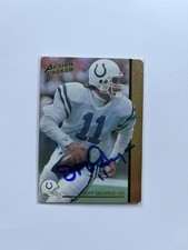 1992 Action Packed Rookie/Update #74 Jeff George Signed Autographed Card. rookie card picture