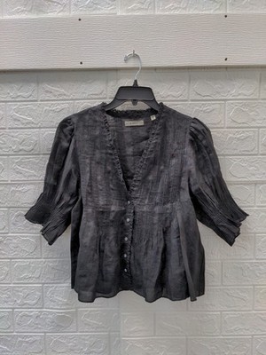 Pre-owned Doen Karlie Top Black Sz XS