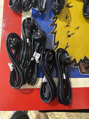 Lot of EU Style Power Cords   IEC C13   MicroTouch Branded   Multiple Types