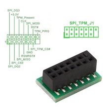 For Asrock SPI TPM2.0 Platform SPI 14Pin DDR4 Memory Encryption Security Module