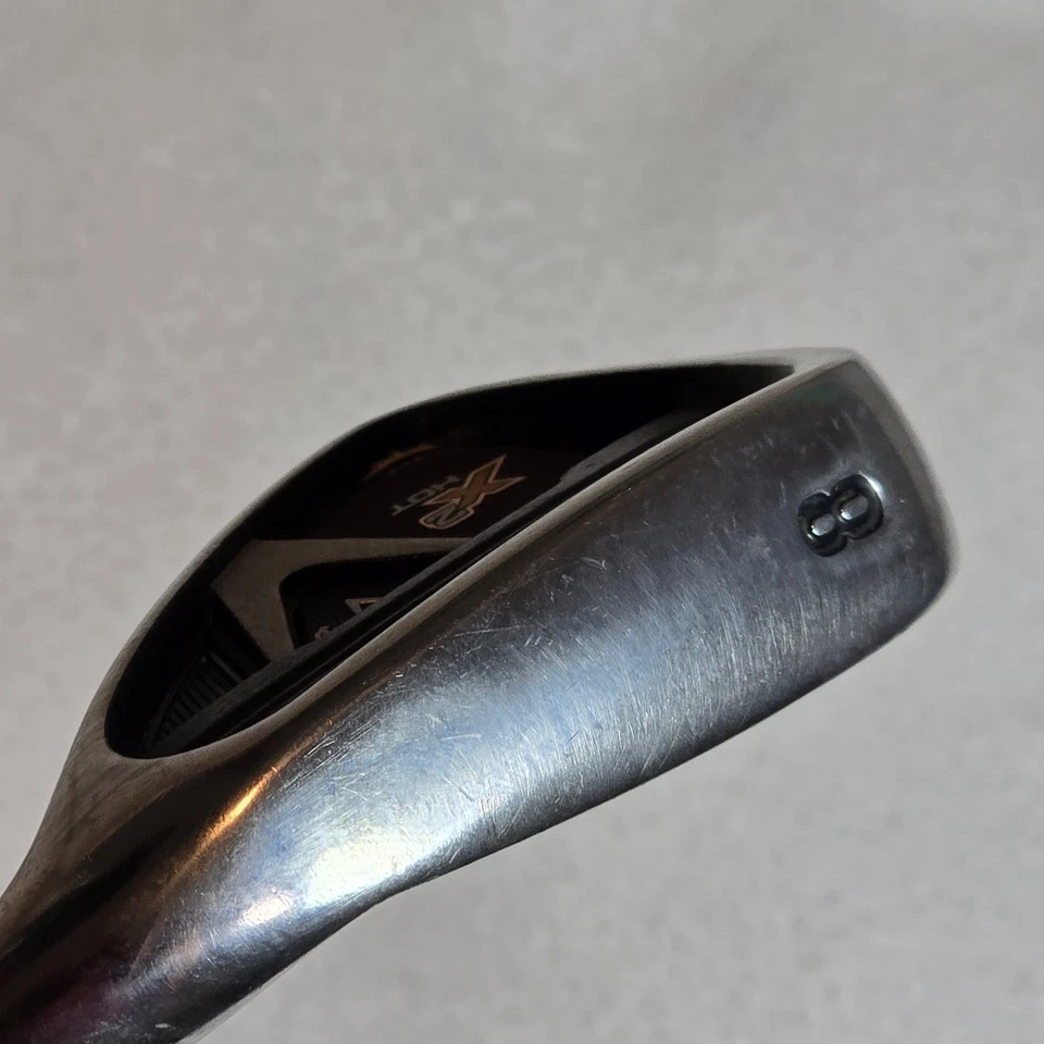 Callaway X2 Hot 8 Iron Pro Project X 95 Flighted 5.5 eje de acero diestro 38.5" firme Foto 3 de 4
