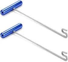 "2 Pack Fishing Hook Remover, 12"" Fish Dehooker Tool Saltwater Fish Hook "