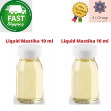 2 X (10 ml ) 100% Pure Liquid Mastic Gum, Authentic Chios for Cooking, Baking