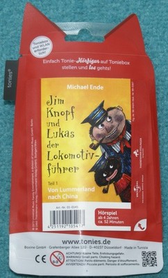 Tonies  Rarität NEU in OVP: Jim Knopf und Lukas der Lokomotivführer Michael Ende