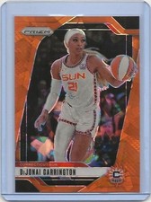 2024 Panini Prizm Orange Ice Prizm DiJonai Carrington WNBA #118 Connecticut Sun