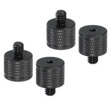 4Pcs M5 Female to 1/4" Male Tripod Nut Camera Mount Screw1 20mm