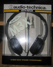 Audio-Technica Headphone - ATH-M3X - Mid Sized, Closed Back Stereo HeadPhones