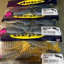 Depths Bluegill & Marmor 3.8" Soft Lures for Bass Fishing, Used, 9 & 4 pcs