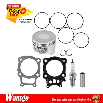 FOR Honda Rancher TRX350 Piston Rings Gasket Top End Kit Spark Plug 2000-2006