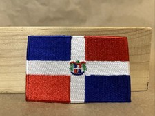 Dominican Republic Flag Iron On Sew On Patch