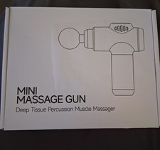 Mini Massage Gun Deep Tissue Percussion, LCD, 4 Heads High Speeds