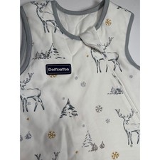 NWT Domiamia Baby Sleep Sack XL Deer Winter Snowflake Cozy Warm Padded