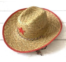 Kids Costume Dress Up Cowboy Sheriff Wide Brimmed Hat Halloween OS