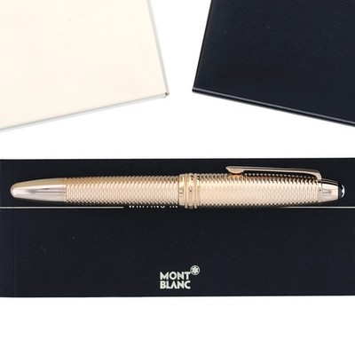 Montblanc Meisterstück Solitaire Geometry Champagne Füller No.146 LeGrand OVP