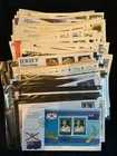 Jersey collection of FDC's, job lot of over 170 between 1990-2006 with hi vals