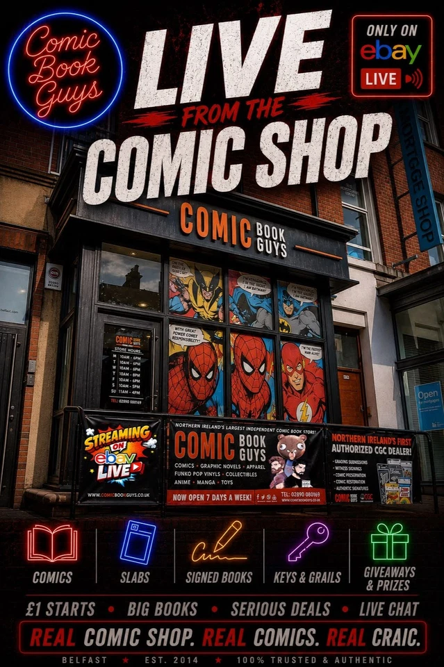 COMIC BOOK GUYS LIVE ⚡ LIVE FROM THE COMIC SHOP