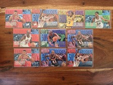 1995 Fleer Ultra MICHAEL JORDAN FABULOUS 50's Chicago Bulls INSERT FULL SET HOF