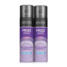 John Frieda Frizz Ease Moisture Barrier Firm HairSpray Unscented 12oz 2 Pack 